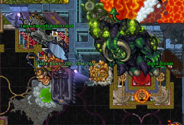 Imbuement Assistant, the Daily Boss and the Boss Room portal.